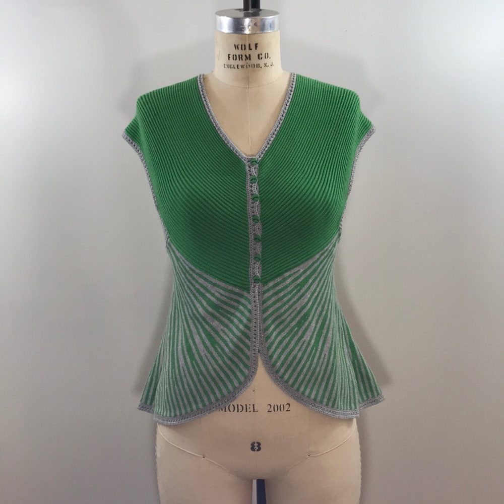 Anthropologie - Moth Novelty Peplum Cardigan